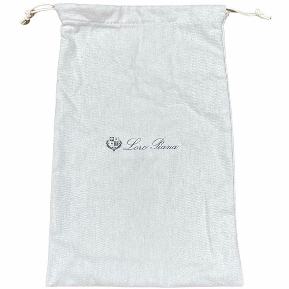 Loro Piana • Set (2) Shoe Dust Bags Cotton Italy - Picture 5 of 10